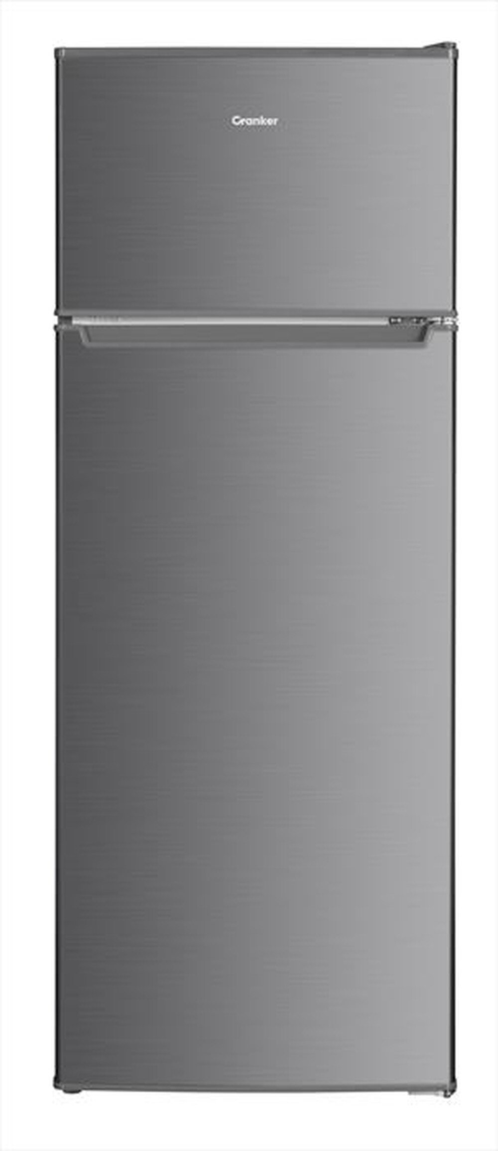 Immagine del prodotto CRANKER - Frigorifero 2 porte CR-DP245XE2 Classe E 206lt-Inox