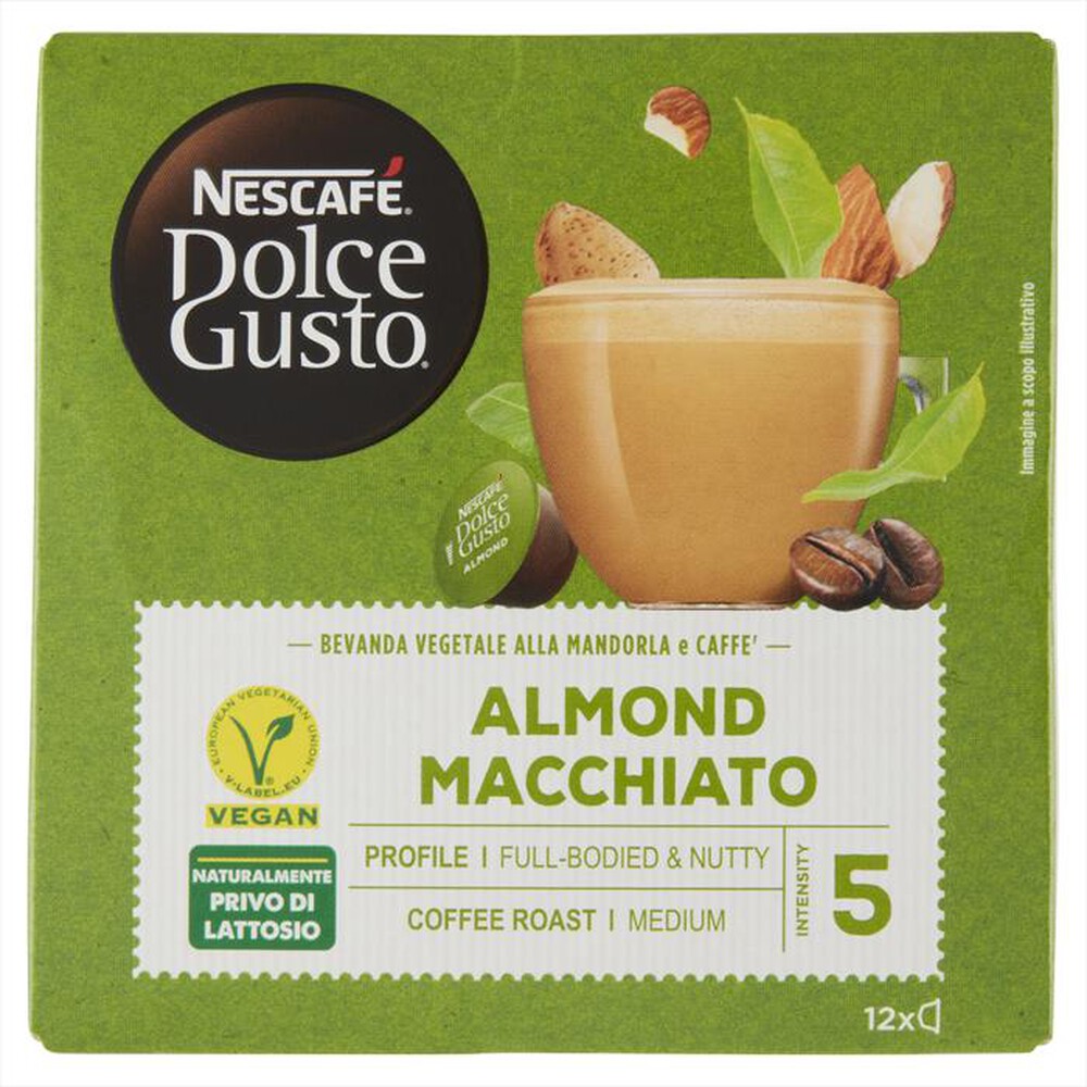 Immagine del prodotto NESCAFE' DOLCE GUSTO - Almond Macchiato 12 Caps-Verde