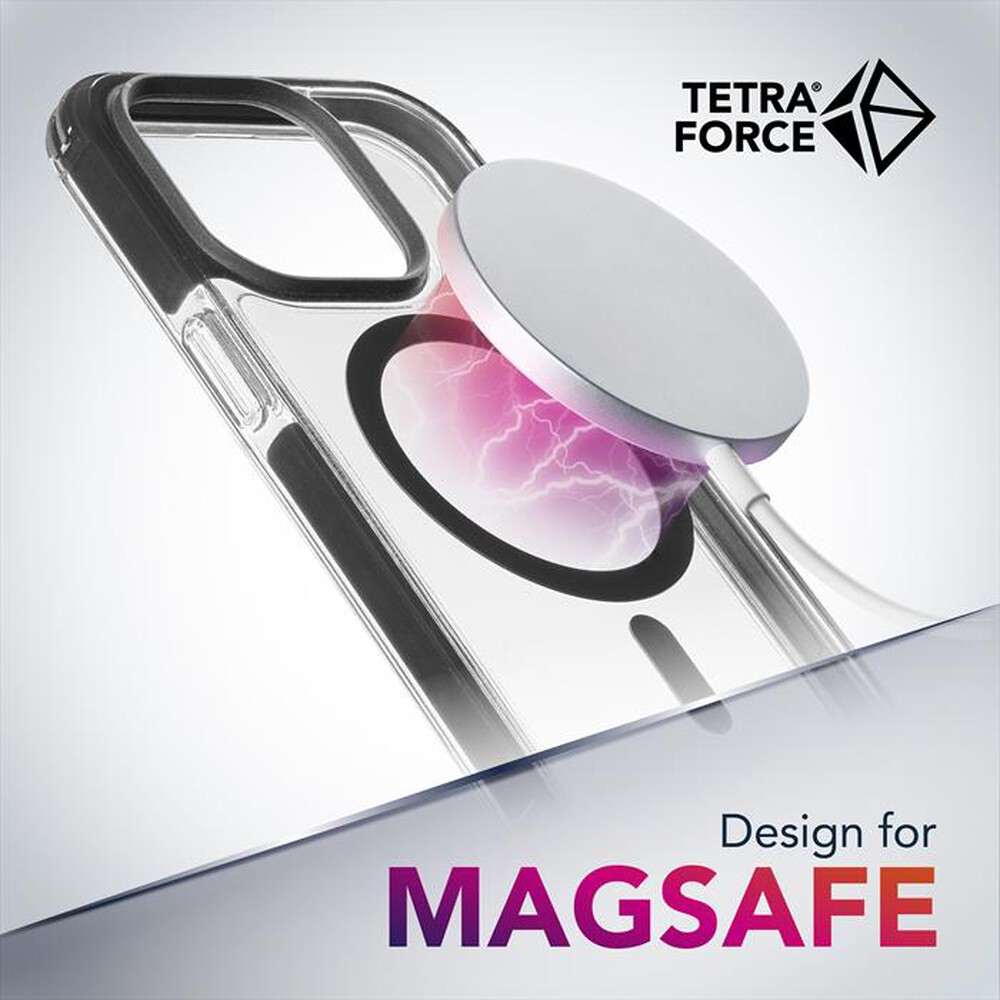 Immagine del prodotto CELLULARLINE - Cover iPhone 14 Pro TETRA FORCE STRONG GUARD MAG-Black