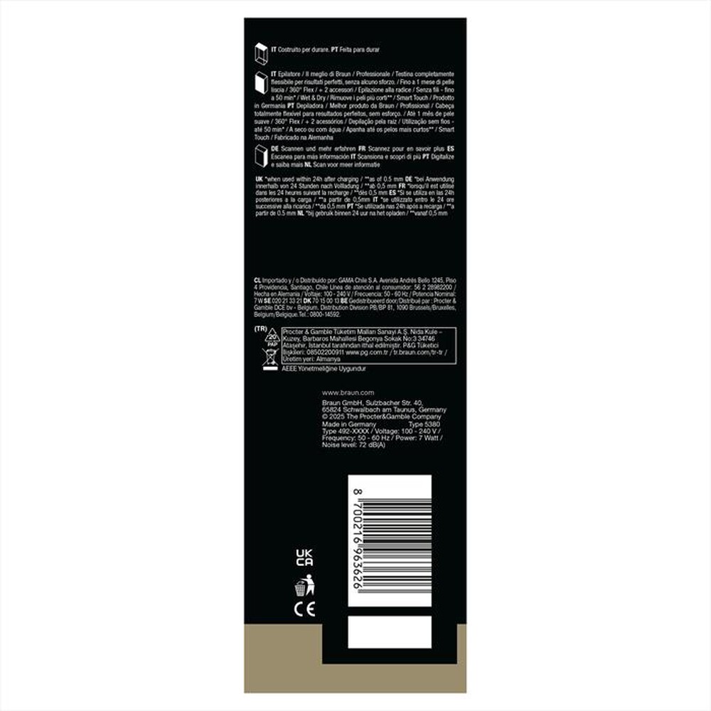Immagine del prodotto BRAUN - Epilatore Wet & Dry LEGEPIL SES9-011 3D BOX MN-ORO