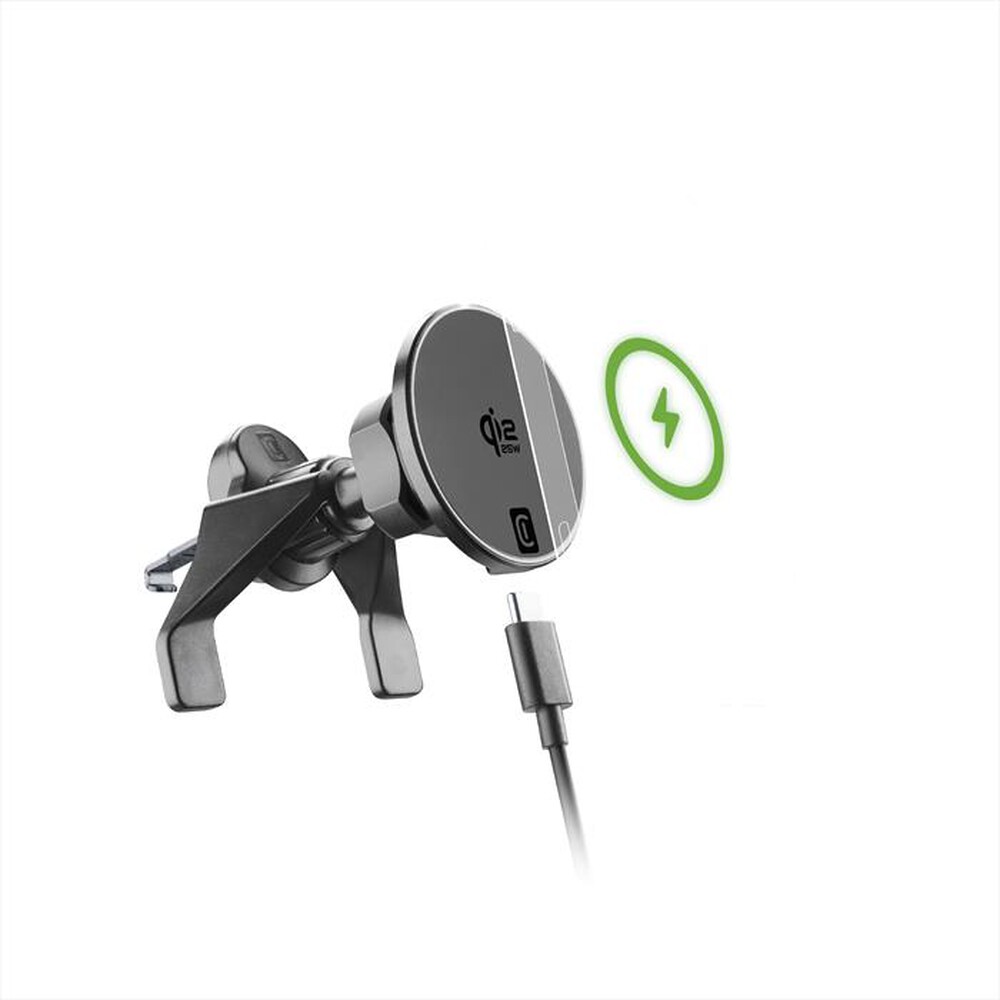 Immagine del prodotto CELLULARLINE - Supporto auto con ricarica MAG HOLDER QI2 25W-Nero