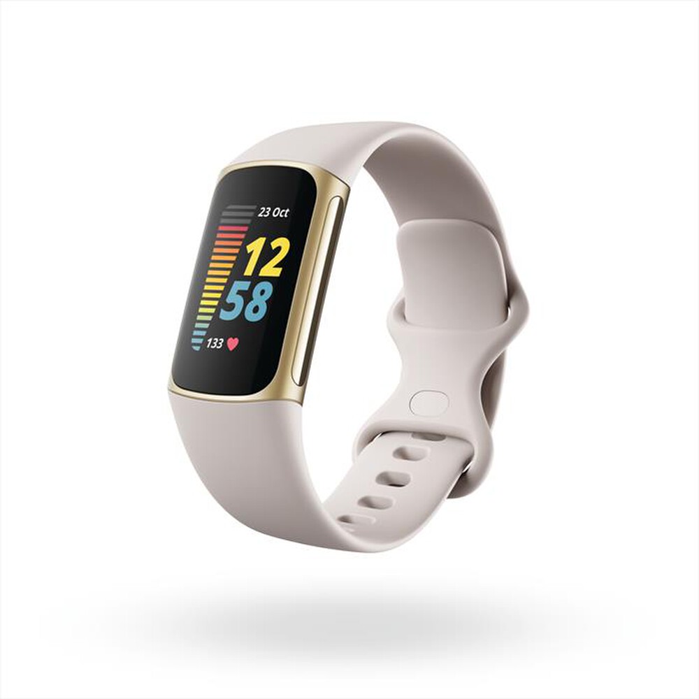 Immagine del prodotto FITBIT - CHARGE 5-BIANCO LUNARE / ORO CHIARO