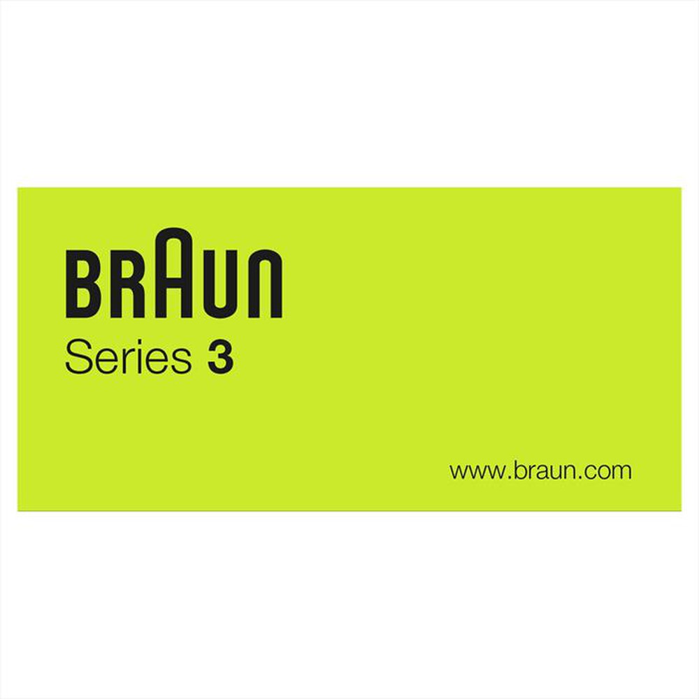 Immagine del prodotto BRAUN - SERIES 3 300BT-NERO/VERDE