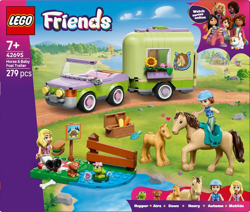 Immagine del prodotto LEGO - FRIENDS Rimorchio per cavallo e puledro - 42695