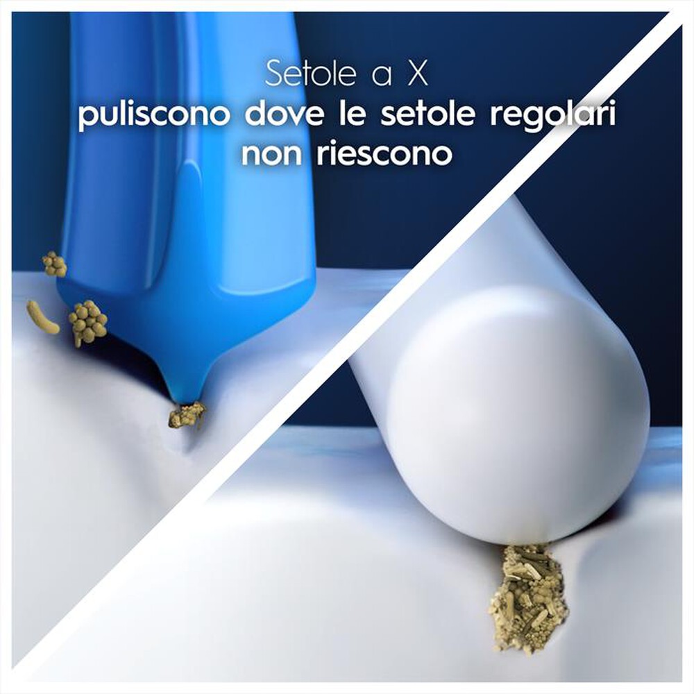 Immagine del prodotto ORAL-B - TESTINE PRO CROSS ACTION 3 TESTINE-BIANCO
