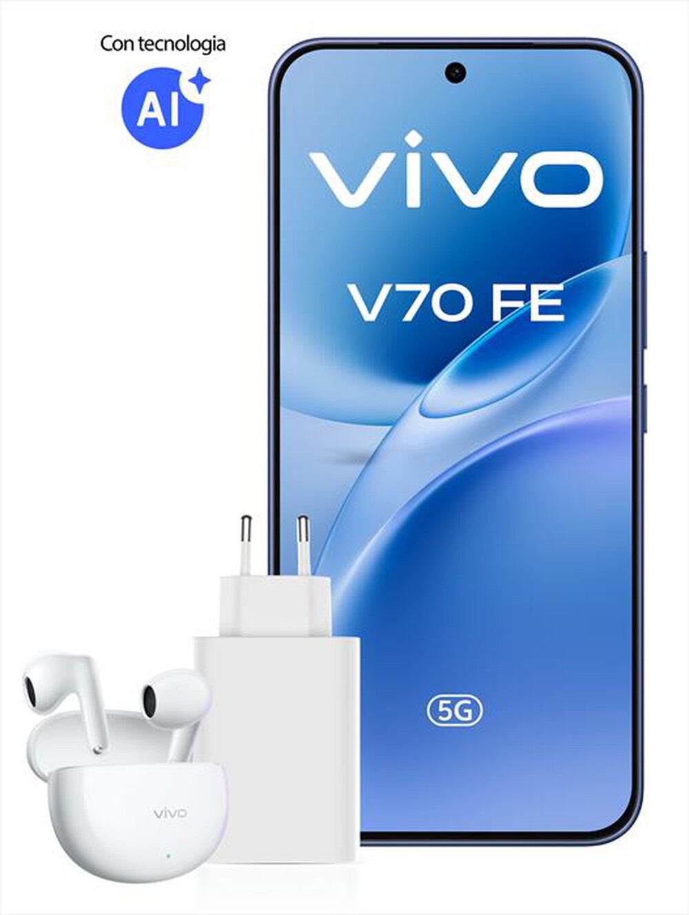 Immagine del prodotto VIVO MOBILE - Smartphone V70 FE 8+512 SPECIAL PACK-Ocean Blue