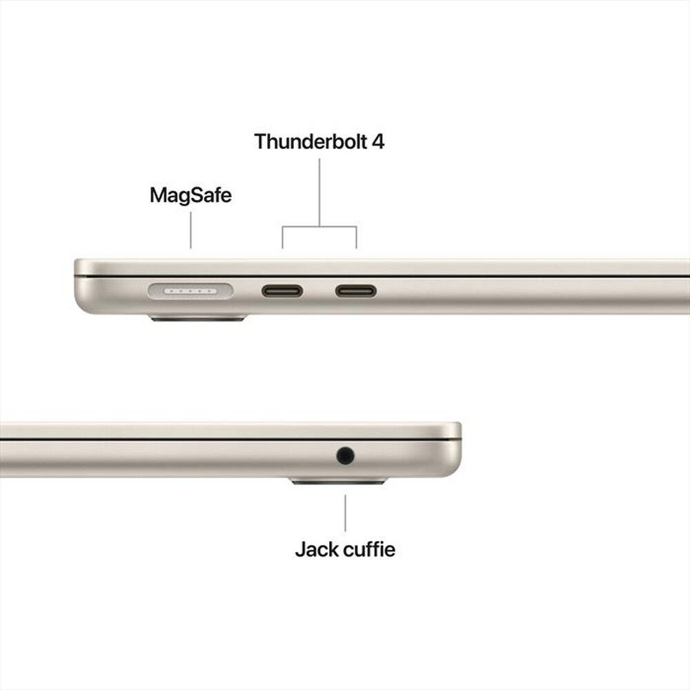 Immagine del prodotto APPLE - MacBook Air 13" M5 Core 10 CPU 10 GPU 16GB 1TB SSD-Galassia