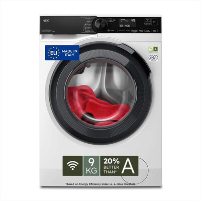 AEG - Lavatrice LR9H94GBS 9 Kg Classe A-Bianco/obl&ograve; nero