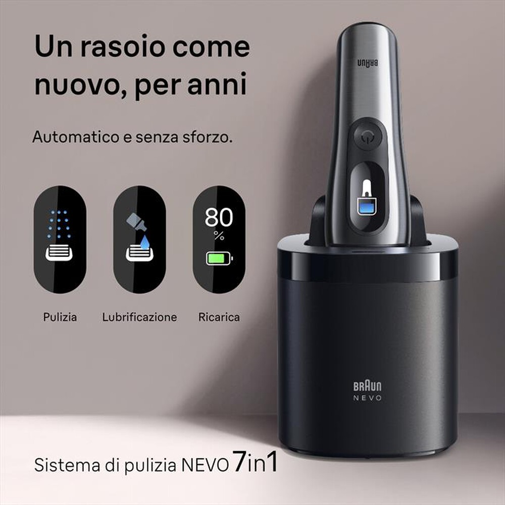 Immagine del prodotto BRAUN - BRAUN SHAVER NEVO11000C-ARGENTO