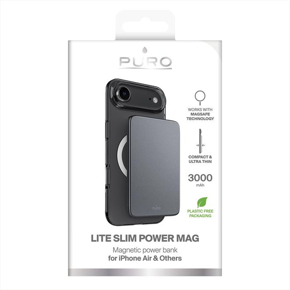 Immagine del prodotto PURO - Powerbank compatibile magsafe per iPhone AIR-Nero