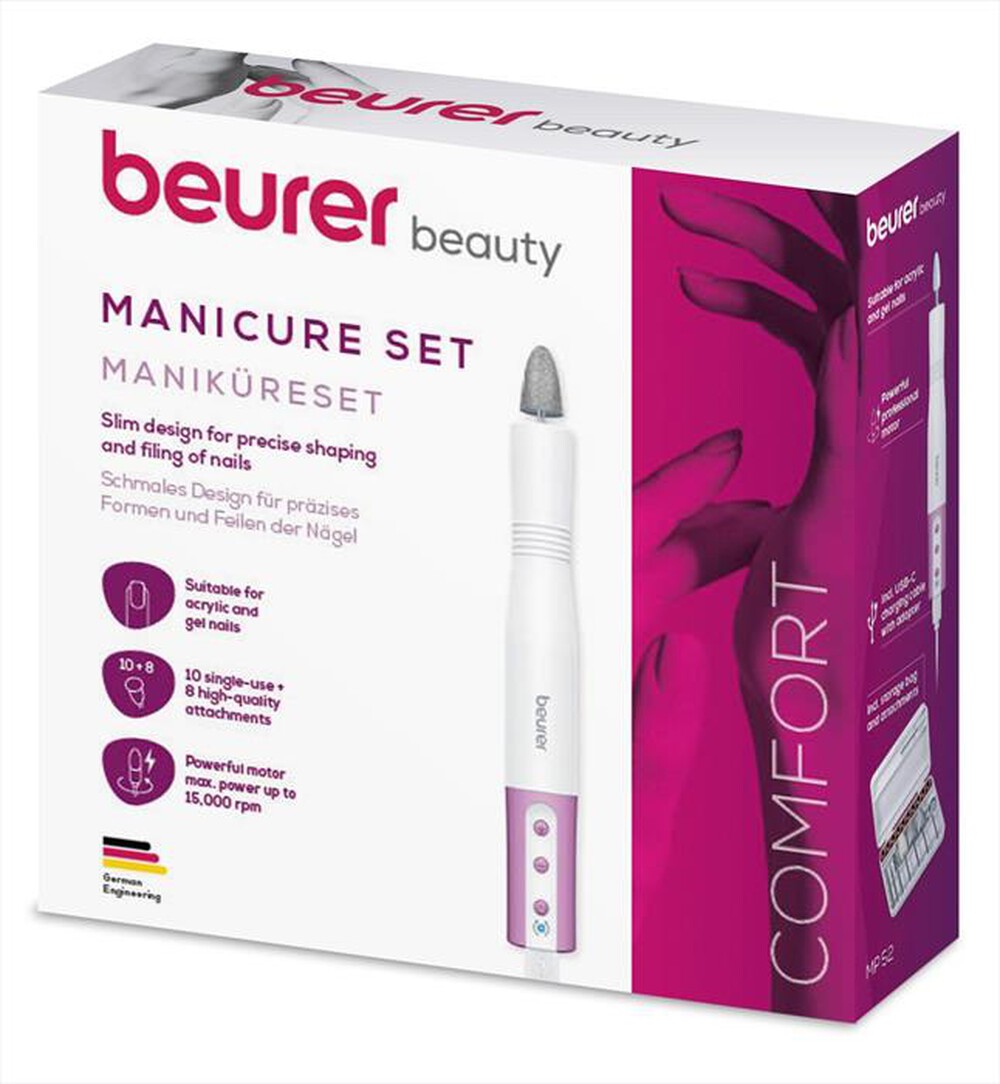 Immagine del prodotto BEURER - Set per manicure Beurer MP 52-Bianco e rosa