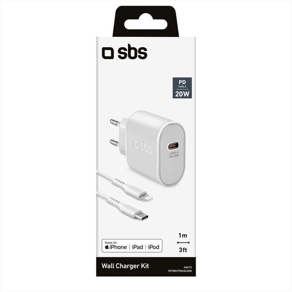 Immagine del prodotto SBS - TETRKITPD20LIGW-Bianco