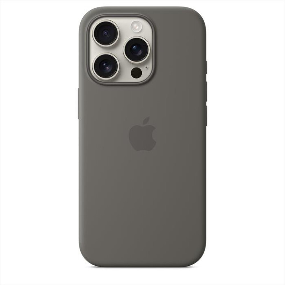 Immagine del prodotto APPLE - Custodia MagSafe in silicone per iPhone 16 Pro-Grigio Pietra