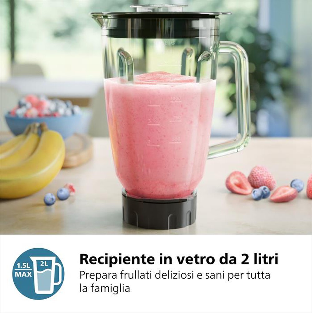 Immagine del prodotto PHILIPS - Frullatore SERIE 5000 HR3041/00-Nero/Metallo