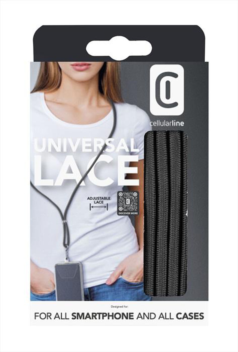 Immagine del prodotto CELLULARLINE - Laccio da collo UNIVERSAL LACE-Black