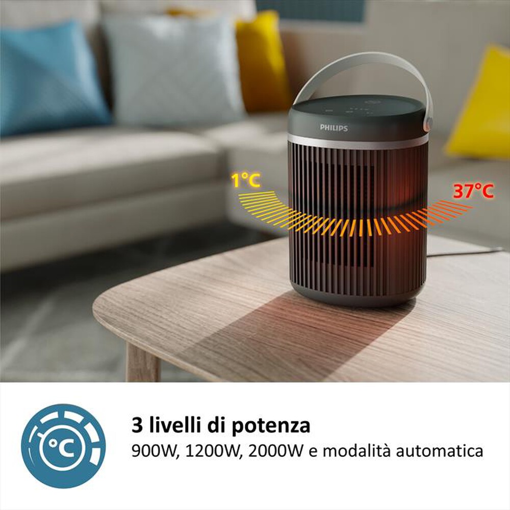 Immagine del prodotto PHILIPS - Termoventilatore SERIE 3000 CX3120/01-Nero
