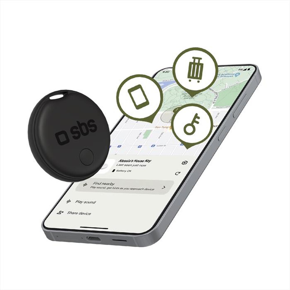 Immagine del prodotto SBS - Tracker Apple+Android colore nero-Nero