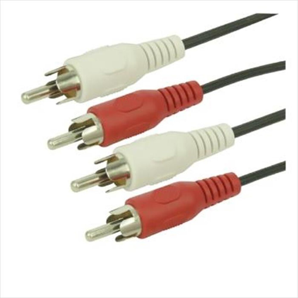 Immagine del prodotto ISNATCH - CAVO AUDIO 2 SPINE RCA / 2 SPINE RCA 3M-NERO/BIANCO/ROSSO