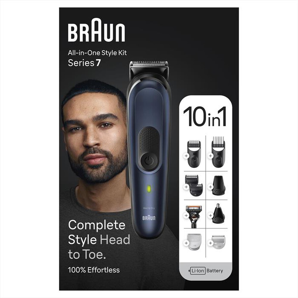 Immagine del prodotto BRAUN - Regolabarba SERIES 7 MGK7421-Black / Deep Blue