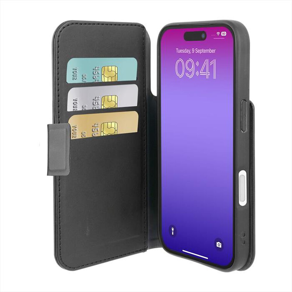 Immagine del prodotto CELLULARLINE - Custodia a libro BOOK AGENDA per IPHONE 17 PRO MAX-Nero