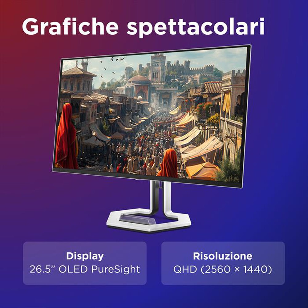 Immagine del prodotto LENOVO - Monitor OLED 26,5" LEGION PRO 27Q-10 68CFGACBIT-Raven black
