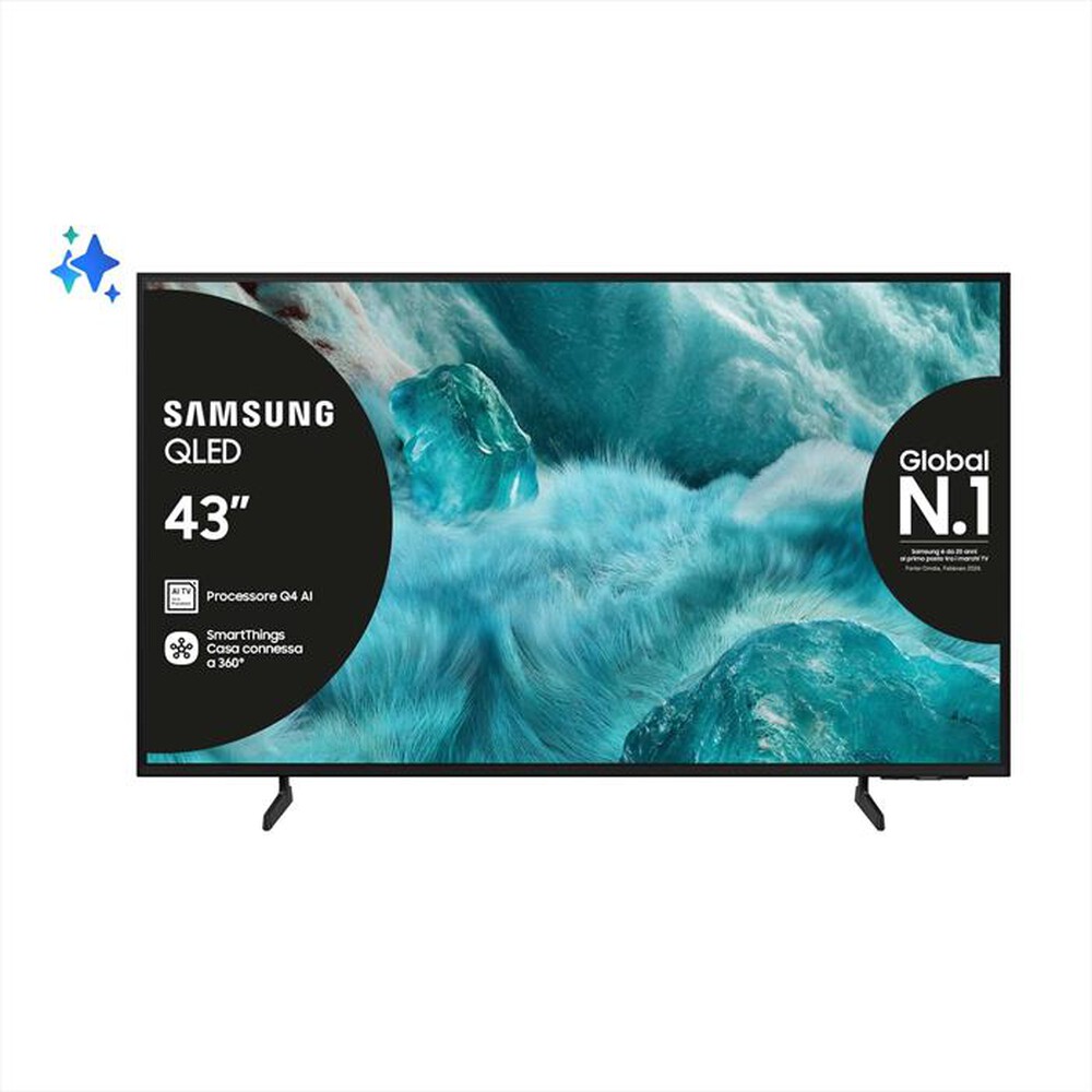 Immagine del prodotto SAMSUNG - Smart TV Q-LED UHD 4K 43" QE43Q7FAAUXZT-Black