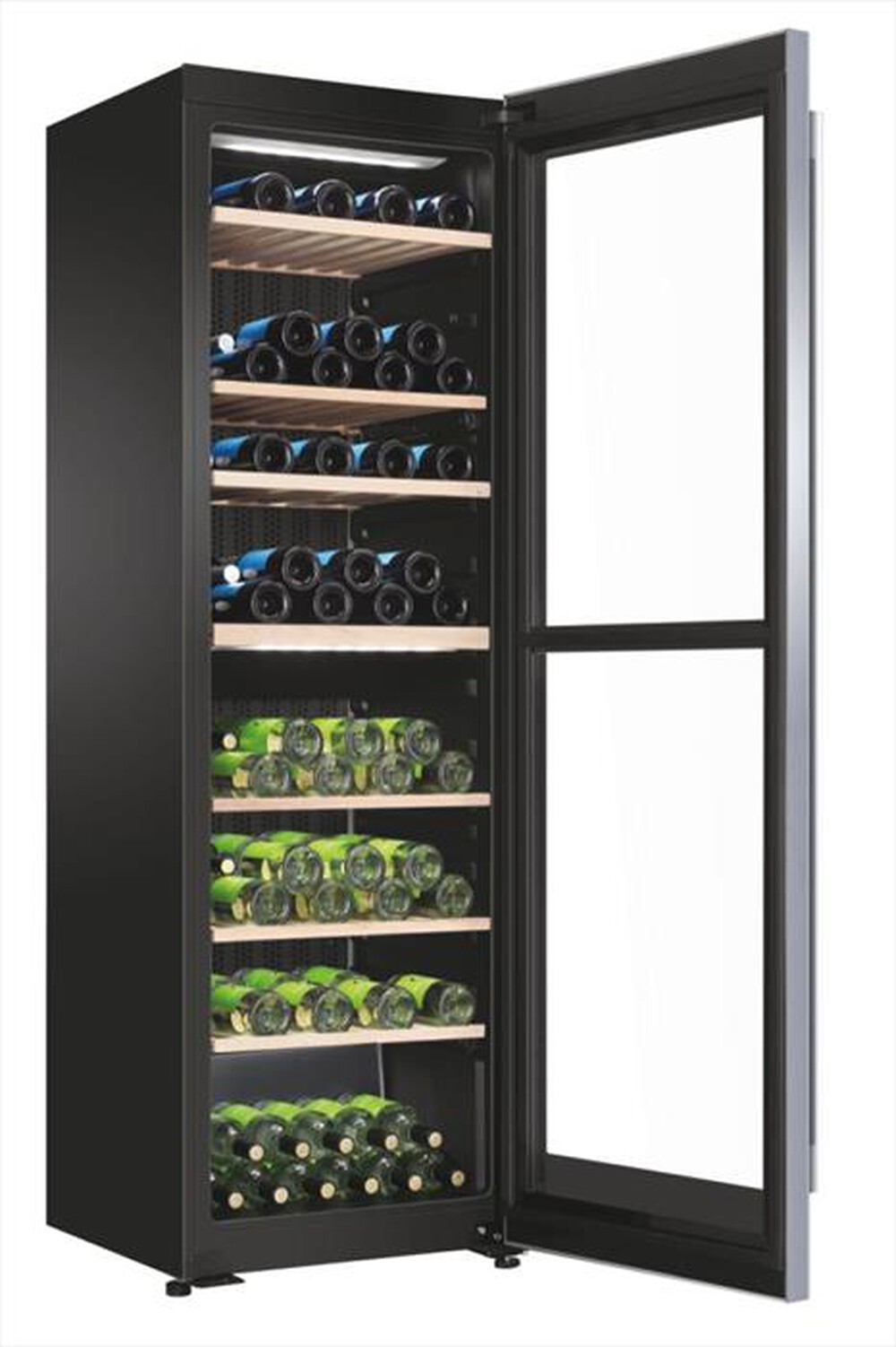 Immagine del prodotto HAIER - Cantinetta WS137GDNFI Classe F 137 bottiglie-Nero