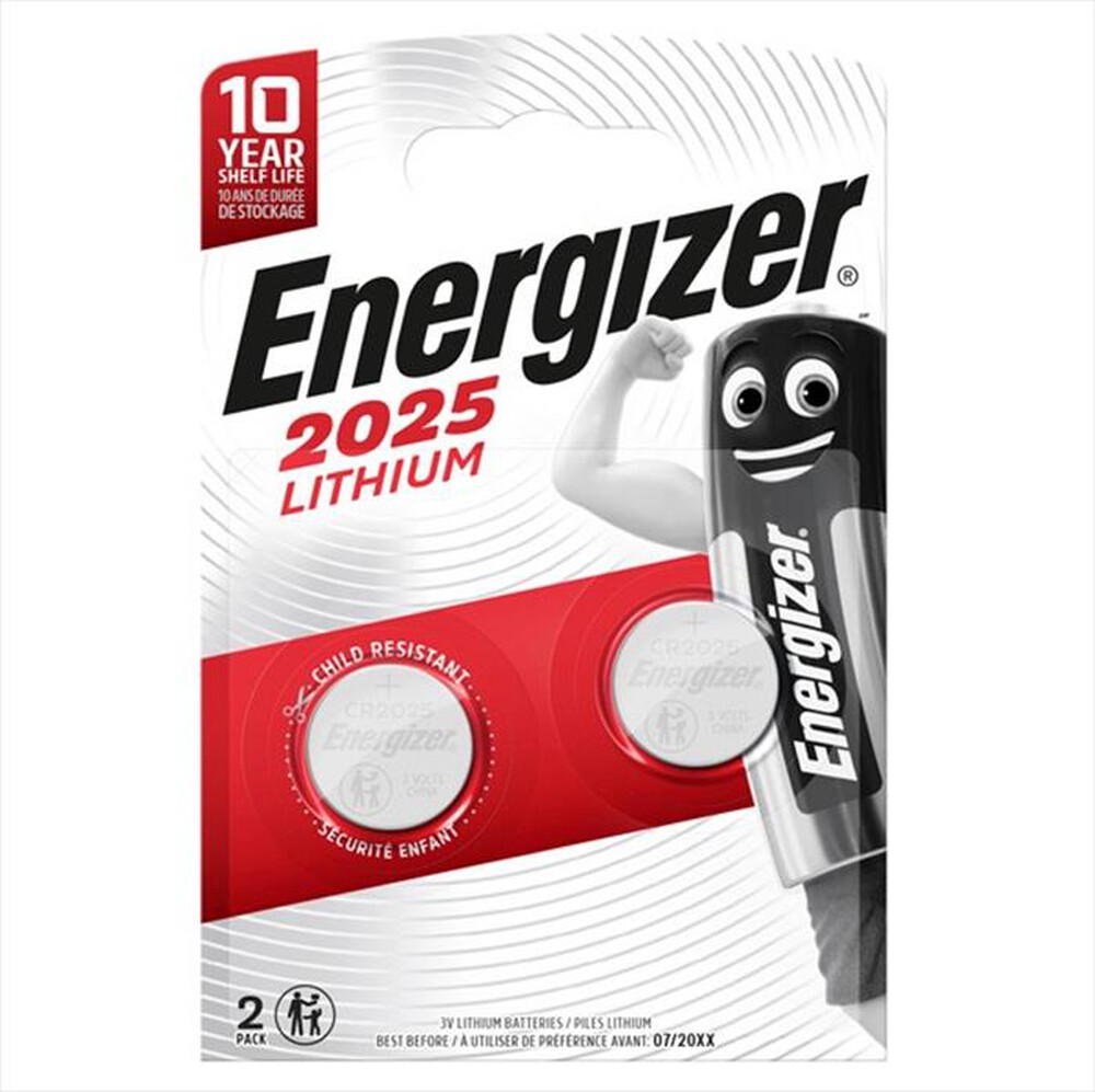 Immagine del prodotto ENERGIZER - Batterie LITHIUM CR2025 BP2