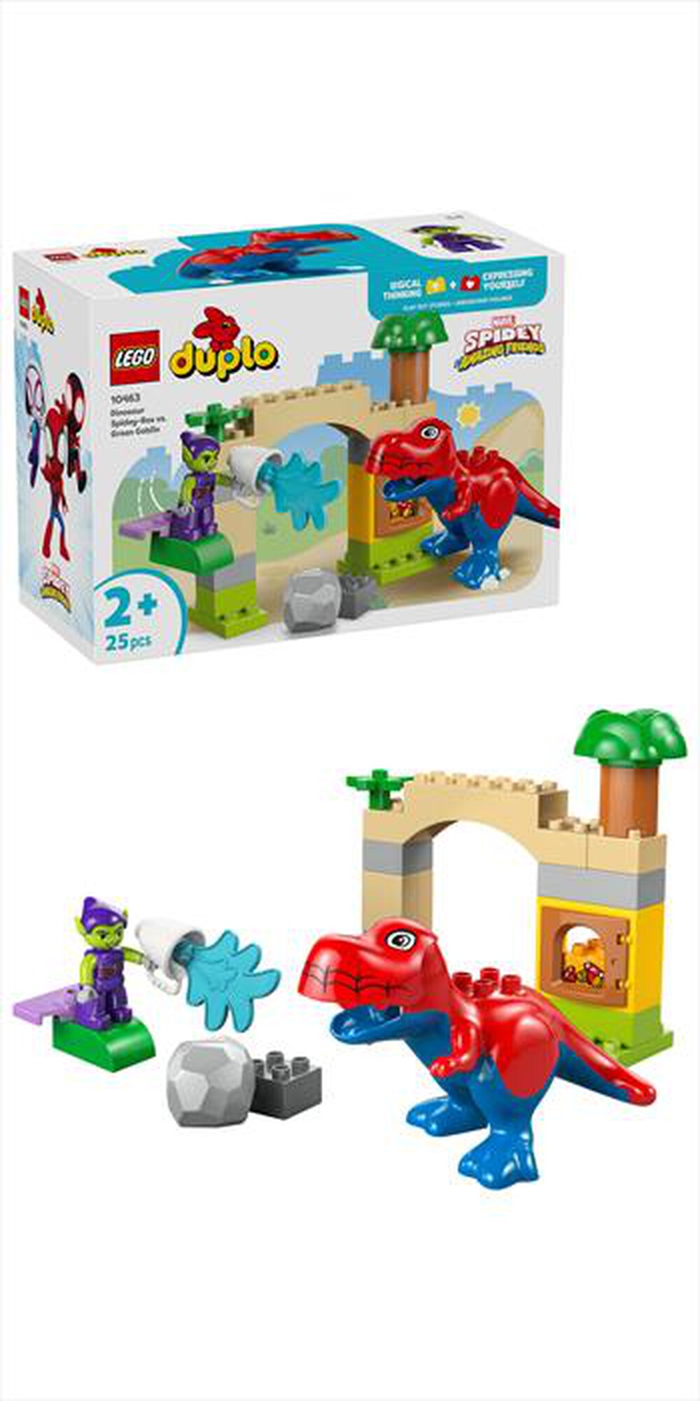 Immagine del prodotto LEGO - MARVEL Dinosauro Spidey-Rex vs. Goblin - 10463