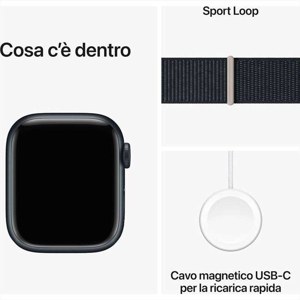 Immagine del prodotto APPLE - Watch Series 9 GPS Cassa 45mm-Mezzanotte