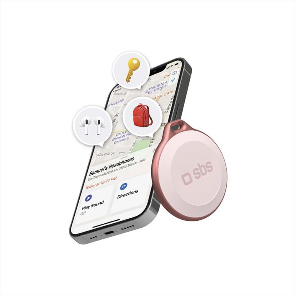 Immagine del prodotto SBS - Tracker FindMy Dov'&egrave; TEFINDBTAPP-Rosa