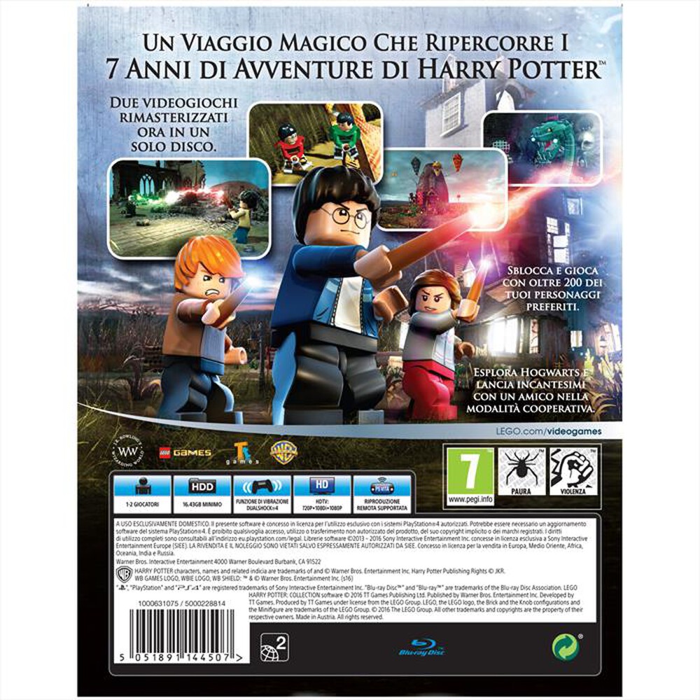 Immagine del prodotto WARNER GAMES - LEGO HARRY POTTER: YEARS 1-7 REMASTERED (PS4)