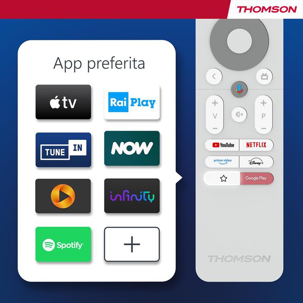 Immagine del prodotto THOMSON - Smart TV LED UHD 4K 55" 55UA5S13W-Bianco