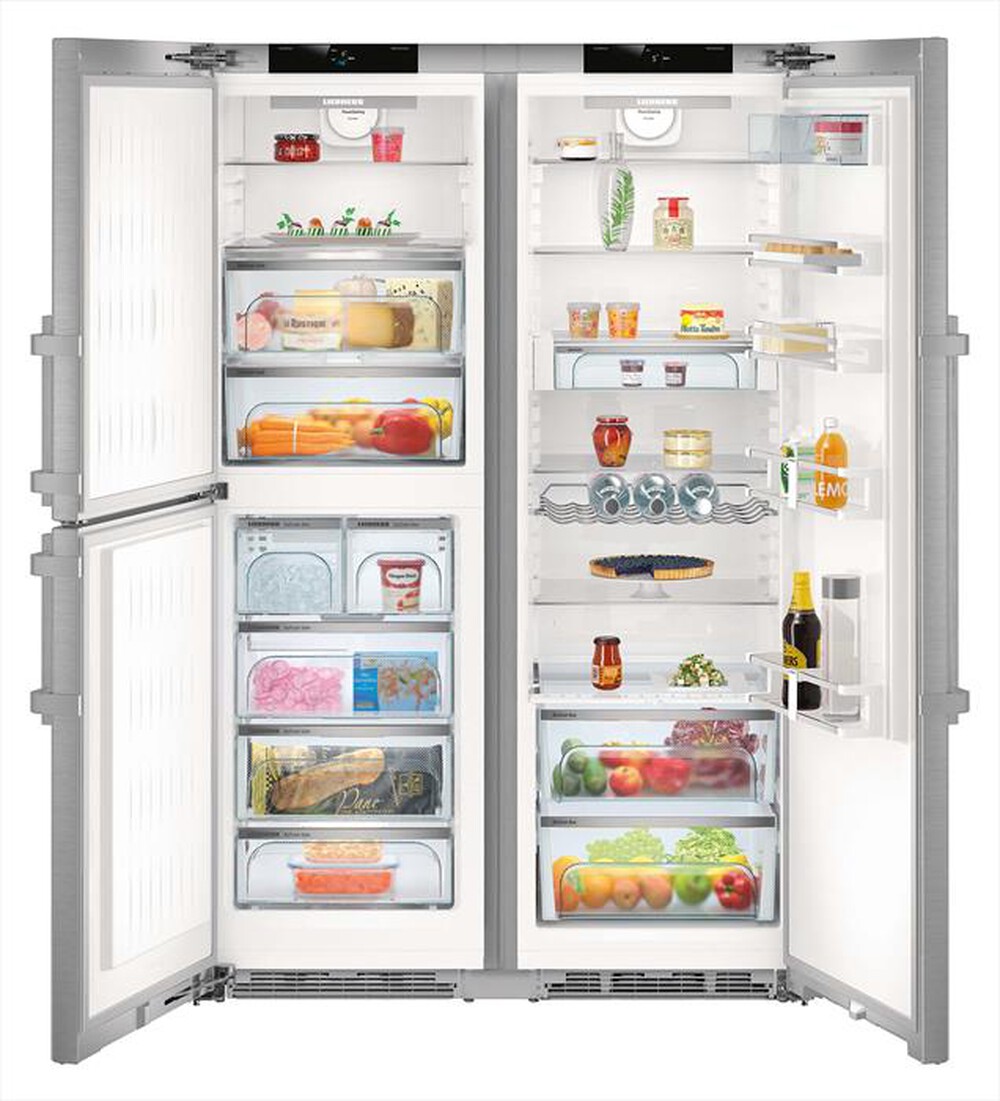 Immagine del prodotto LIEBHERR - Frigorifero side by side SBSES 8483-21 Classe D-Acciaio