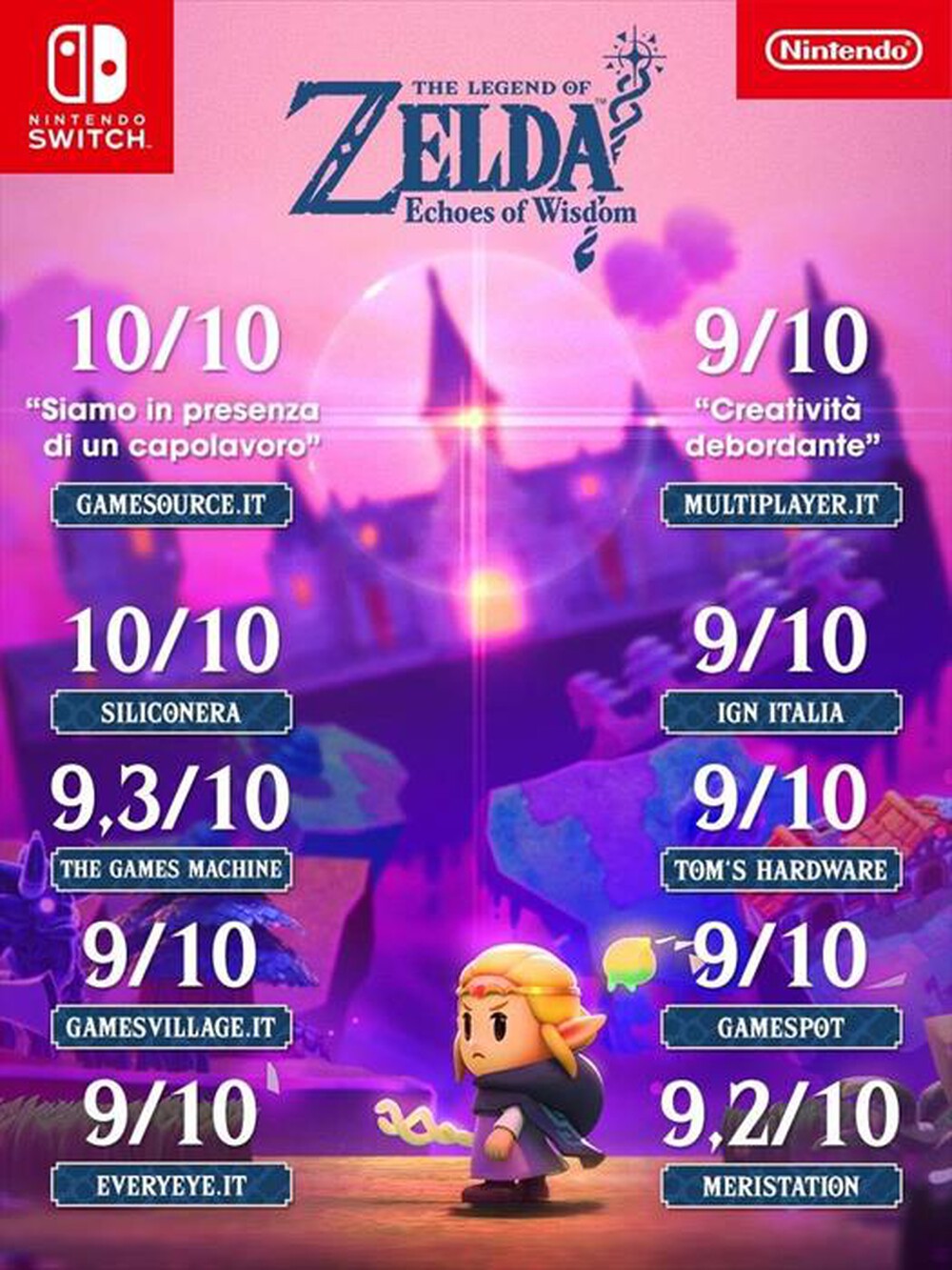 Immagine del prodotto NINTENDO - THE LEGEND OF ZELDA: ECHOES OF WISDOM