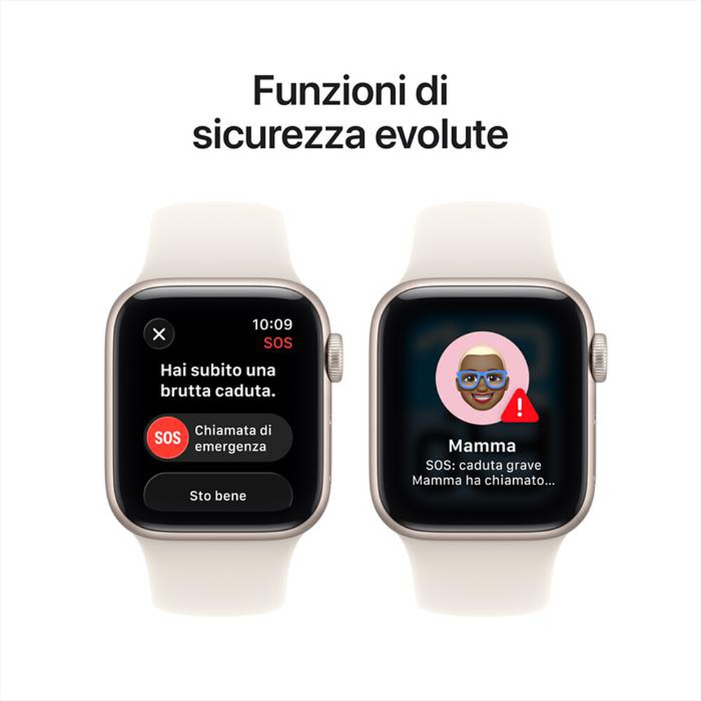 Immagine del prodotto APPLE - Watch SE 3 GPS + Cellular 40mm Alluminio-Sport Band Galassia - S/M