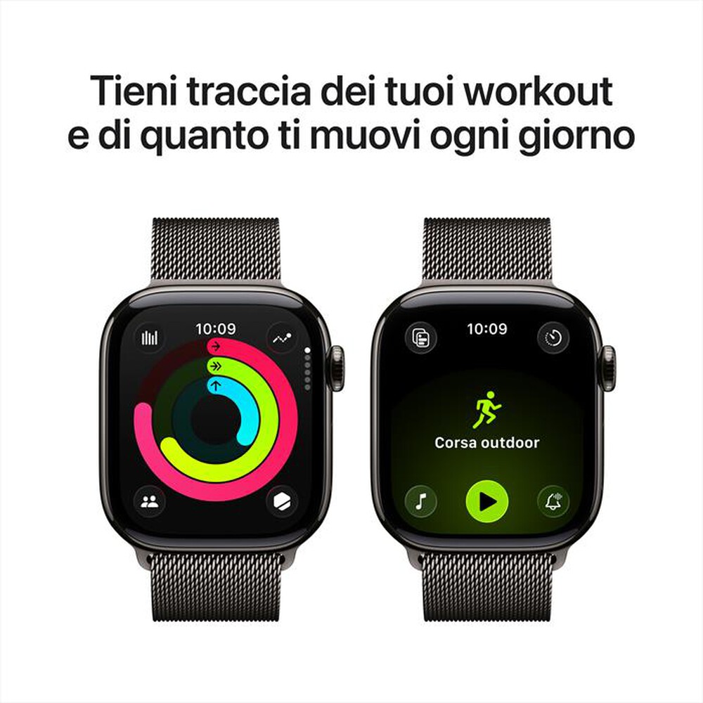 Immagine del prodotto APPLE - Watch Series 11 GPS + Cellular 42mm Titanio-Ardesia Loop Milanese Ardesia