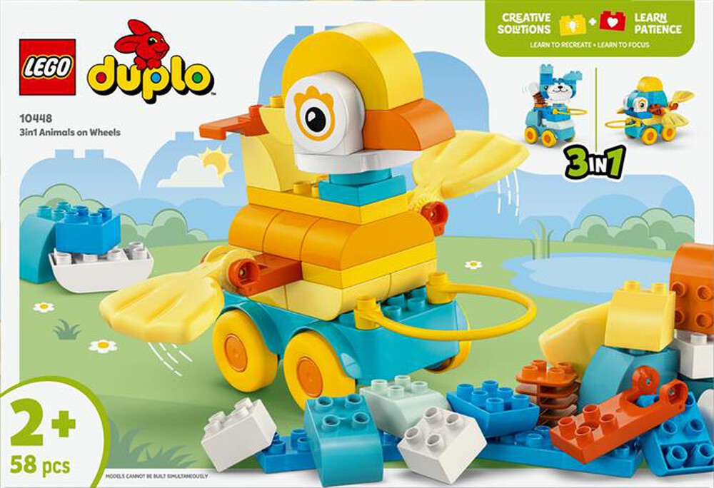Immagine del prodotto LEGO - DUPLO Town Animali su ruote 3 in 1 10448