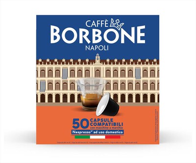 CAFFE BORBONE - Miscela Decisa - Comp. NESPRESSO 50 Caps