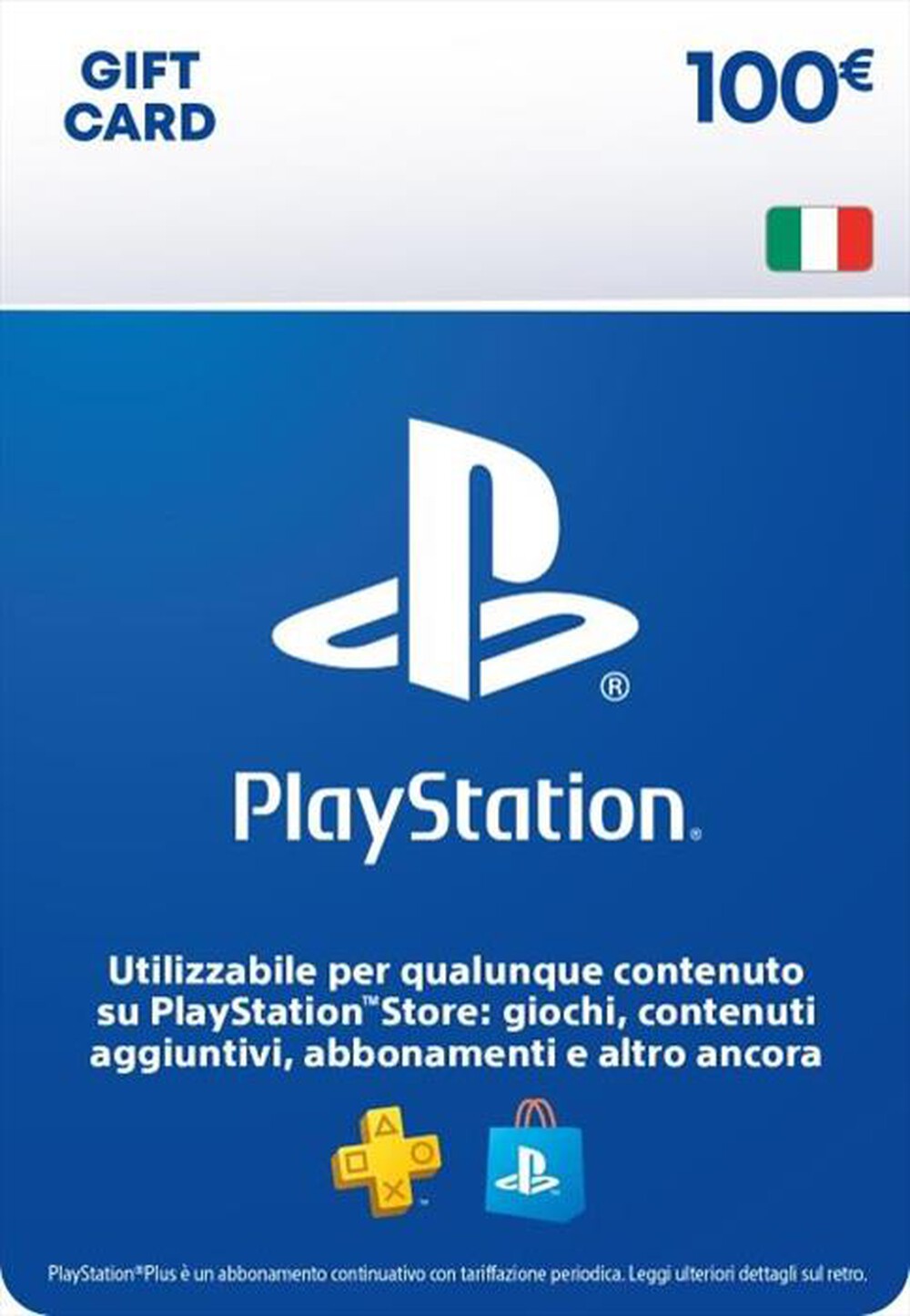 Immagine del prodotto SONY COMPUTER - PlayStation Gift Card 100&euro;