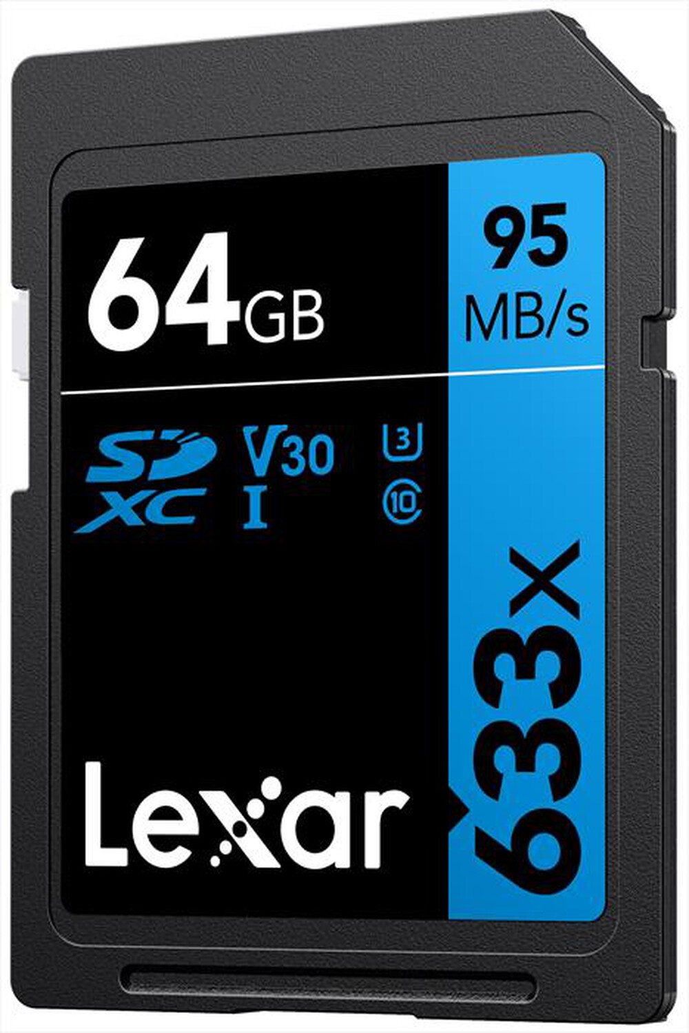 Immagine del prodotto LEXAR - 64GB 633X PRO SDXC U1 CL.10 UHS-1-Black/Blue