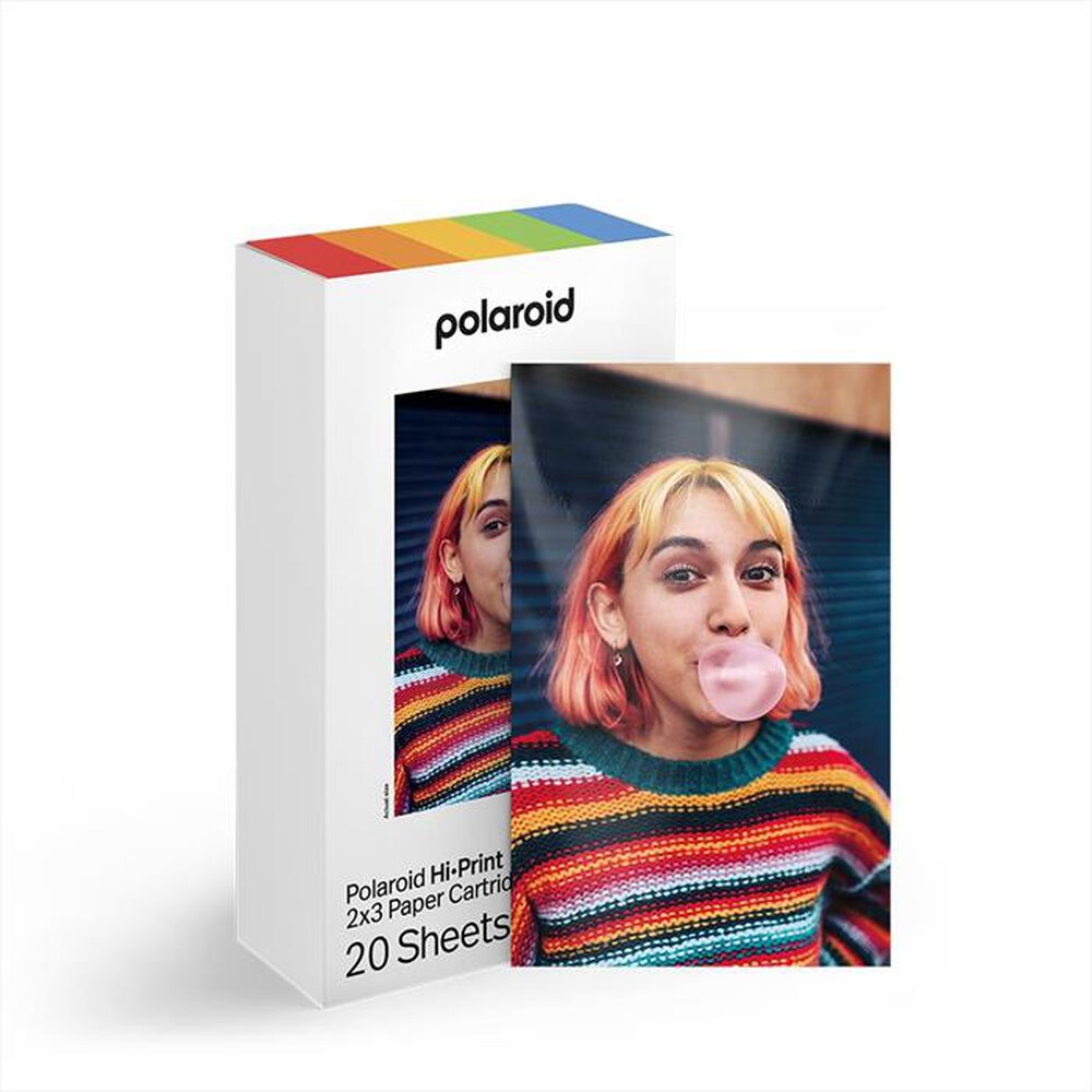 POLAROID - HI-PRINT 2X3 CARDRIDGE - 20 FOGLI-Bianco