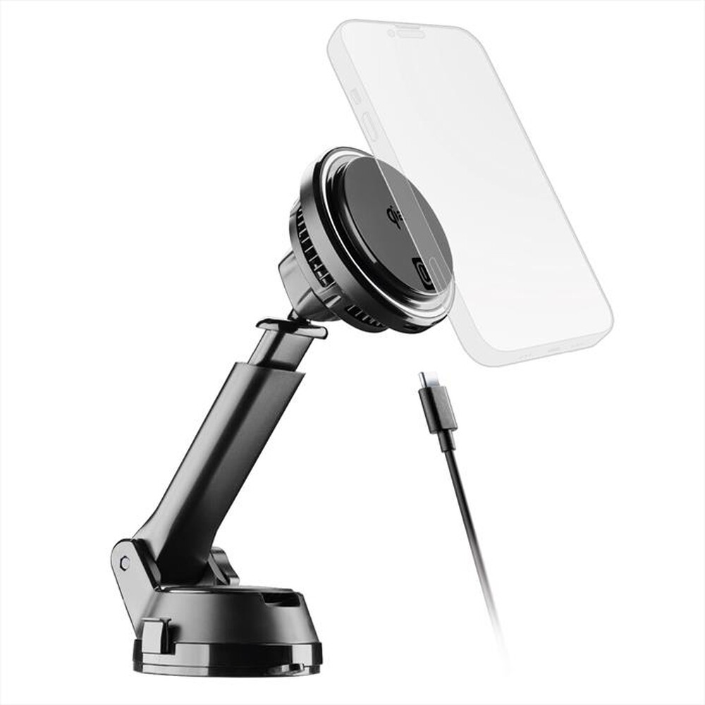 Immagine del prodotto CELLULARLINE - Supporto auto magnetico con tecnologia Qi2-Nero