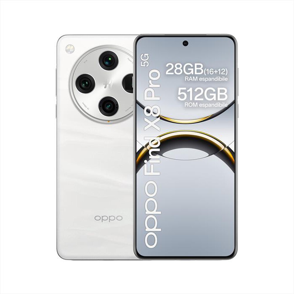 Immagine del prodotto OPPO - Smartphone FIND X8 PRO 5G 16+512 PEARL-Pearl White
