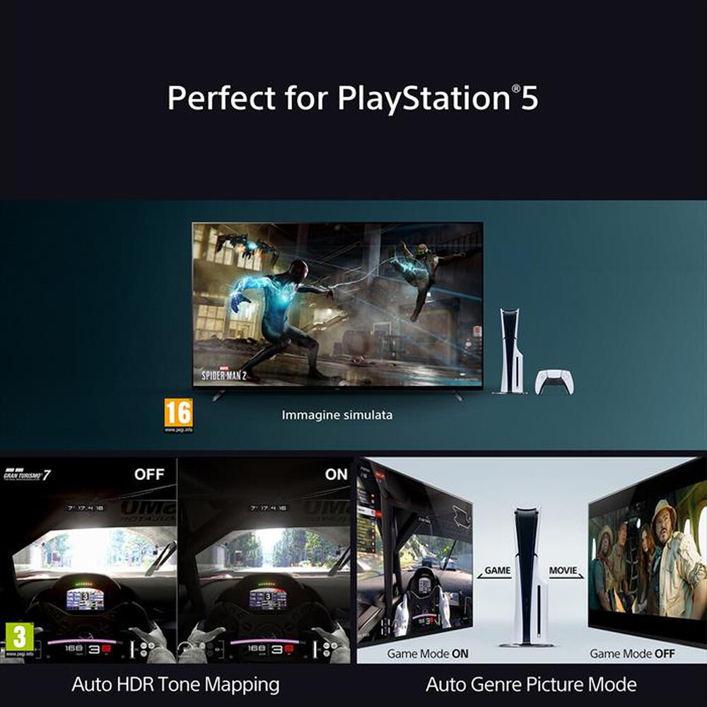 Immagine del prodotto SONY - Smart TV OLED UHD 4K 65" K65XR8AAEP-Nero