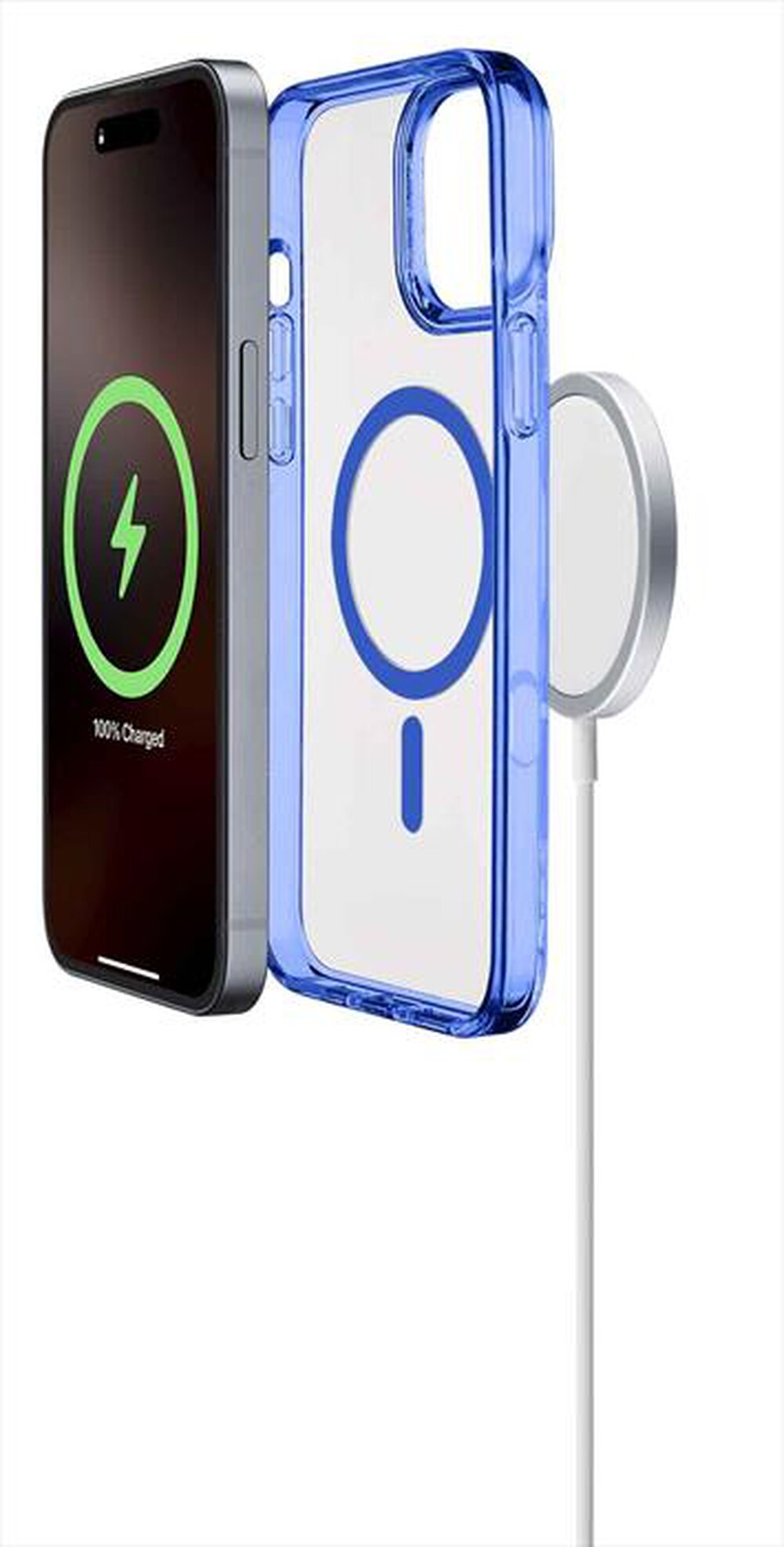 Immagine del prodotto CELLULARLINE - Cover case ICONIC MAG per iPhone 16 Pro-Blue