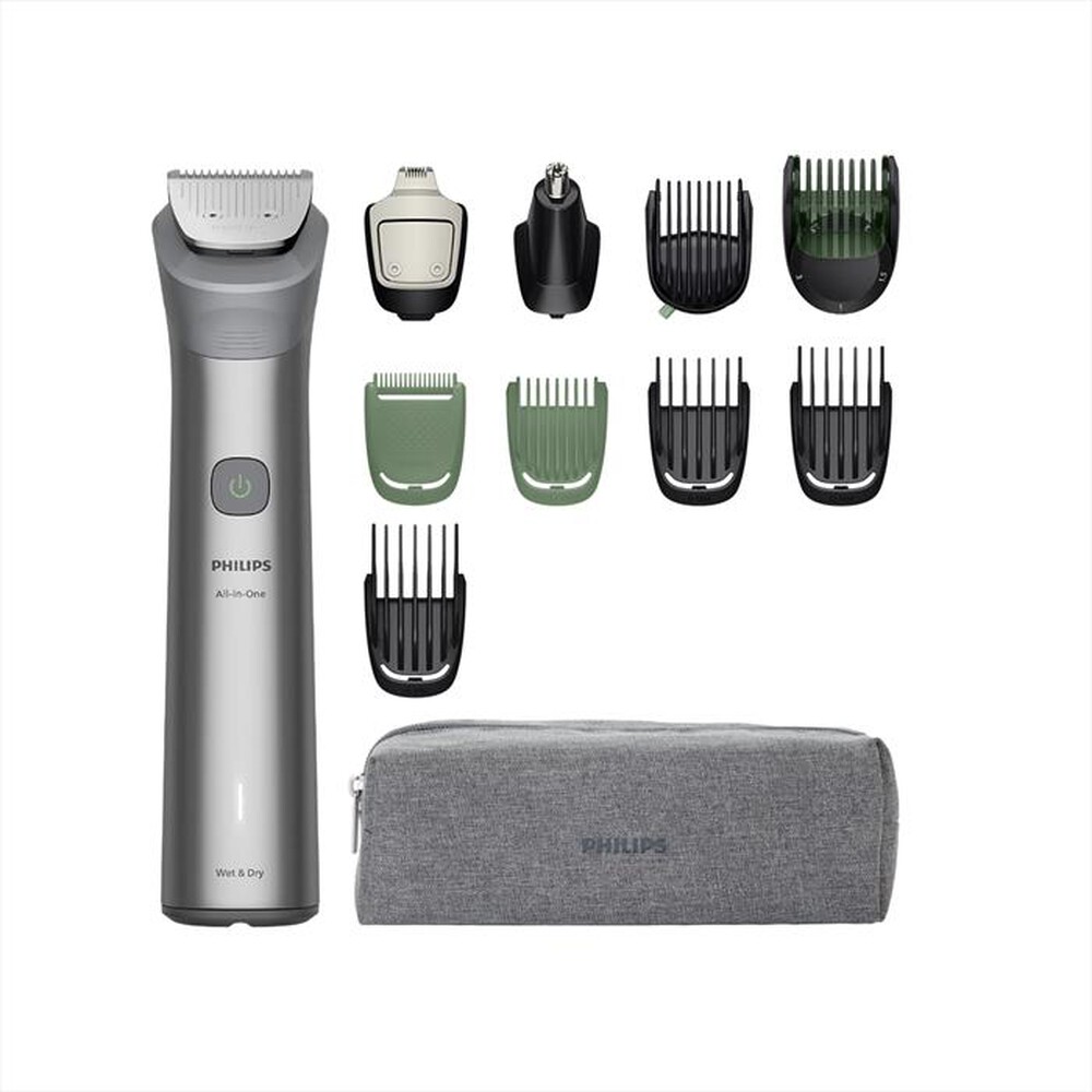 Immagine del prodotto PHILIPS - Rifinitore All-In-One Multigroom S.5000 MG5941/15-grigio chiaro