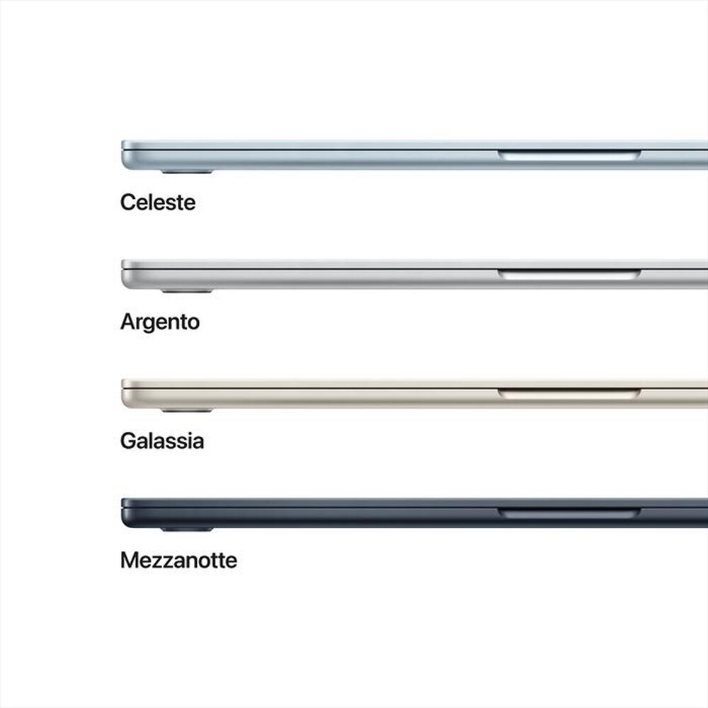 Immagine del prodotto APPLE - MacBook Air 15" M5 Core 10 CPU 10 GPU 16GB 512GB-Galassia