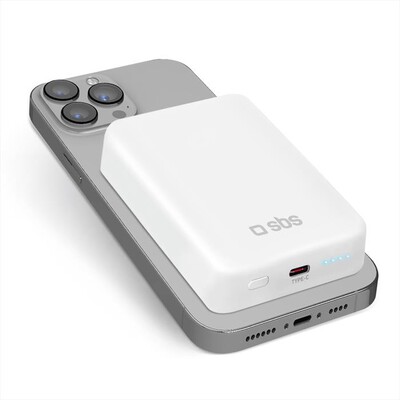 SBS - Powerbank TEBB10000MAG1CW-Bianco