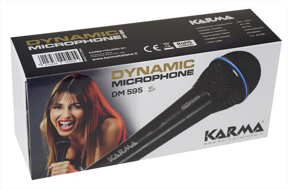 Immagine del prodotto KARMA - Microfono dinamico DM 595-Nero